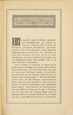 Erinnerungen an Heinrich Christian Meyer : Für d. Familie ges. v. Heinr[ich] Ad[olf] Meyer