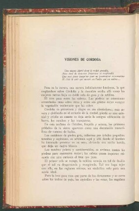 Visiones de Córdoba