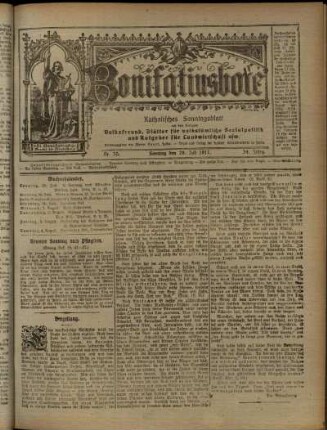 Ausgabe vom Sonntag, den 29. Juli 1917.