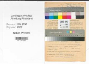 Entnazifizierung Wilhelm Naber , geb. 20.05.1900 (Postbeamter)