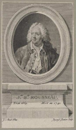 Bildnis des J. B. Rousseau