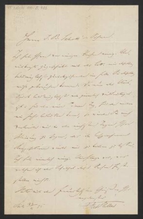 Brief an B. Schott's Söhne : 23.11.1855