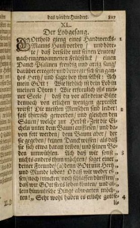 827-840, XL. Der Lobgesang - XLIII. Der Feigen-Baum