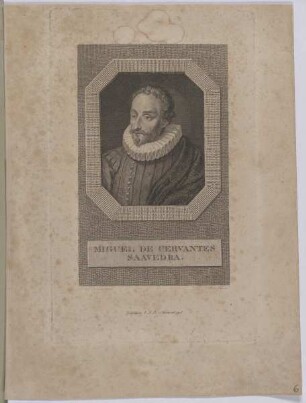 Bildnis des Miguel de Cervantes Saavedra