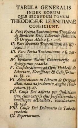 G. G. Leibnitii Tentamina Theodicaeae De Bonitate Dei Libertate Hominis Et Origine Mali : Versio Nova, Vita Auctoris, Catalogo Operum Et Variis Observationibus Aucta, 2