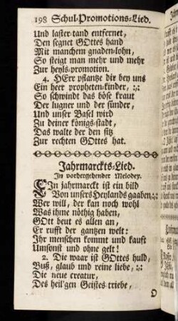 198-199, Jahrmarckts-Lied