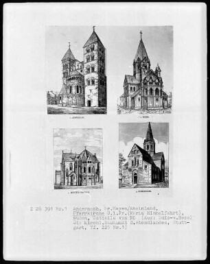 Ansicht der Katholischen Pfarrkirche Mariä Himmelfahrt & Unserer Lieben Frau von Nordosten