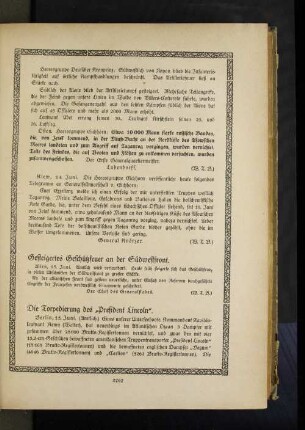 Die Torpedierung des "President Lincoln".