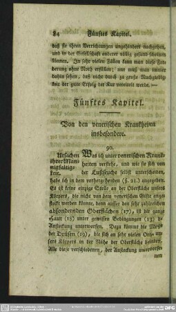 Fünftes Kapitel. Von den venerischen Krankheiten insbesondere