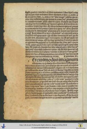 Cap. XI - XVI.