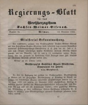 Nr. 24 : 12. November 1863