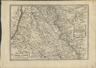 LE COURS DU RHEIN . (Cologne, Rheinberg, Electorat de Cologne, Duche de Juliers,de Berg, Gueldres, de Berg, Comte de Muers).