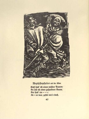 Mephistopheles tanzend