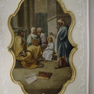 Jesus disputiert mit den Schriftgelehrten im Tempel