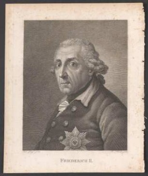 Porträt Friedrich II., König von Preußen (1712-1786)
