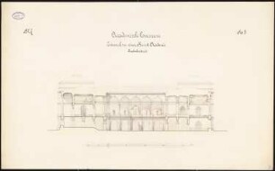 Kunstakademie, Berlin: Seitenquerschnitt