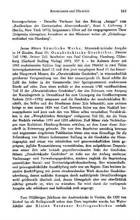 Schäfer, Walter :: Kleine Verdener Stiftsgeschichte, zum Jubiläum an St. Andreas : Verden, Lührs & Röver, 1970