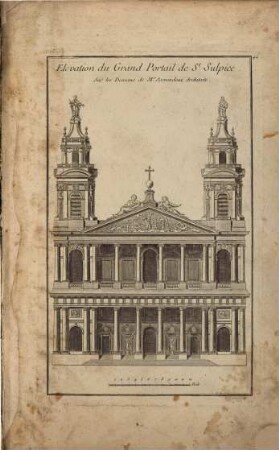 Nouveau livre des cinq ordres d'architecture : Enrichi de differents cartels et morceaux d'architectures, portails, fontaines, baldaquins &c. Le tout necessaires aux artistes
