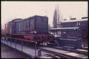 Lokomotive RCT 36629 auf der Drehscheibe