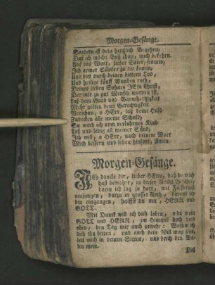 [Morgen- und Abendgesänge]