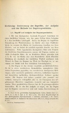 Lehrbuch der Dogmengeschichte, 1. Die Dogmengeschichte der alten Kirche