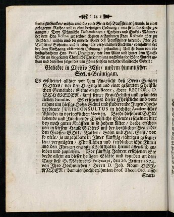 54-68, Geliebte in Christo Jesu / unserem himmlischen Seelen-Bräutigam.