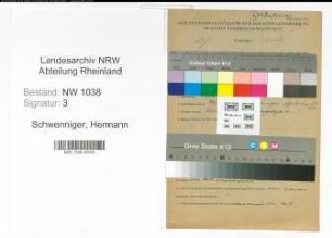 Entnazifizierung Hermann Schwenniger , geb. 08.04.1913 (Bergmann)