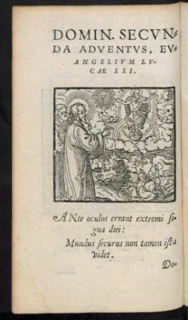 Domin. Secunda Adventus ...