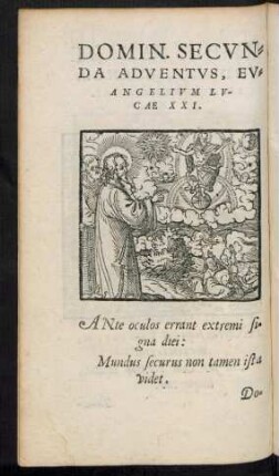 Domin. Secunda Adventus ...