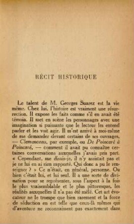 Récit historique