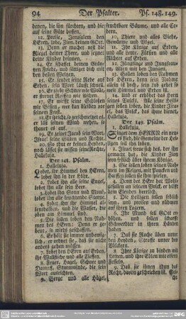 Der 148. Psalm