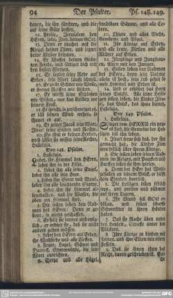 Der 148. Psalm