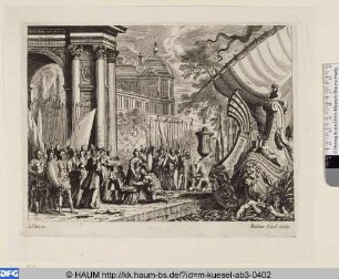 Abschied des Aeneas von Dido