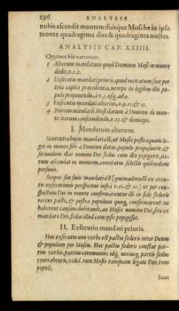 I. Mandatum alterum.