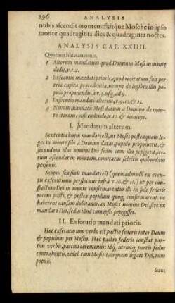 I. Mandatum alterum.