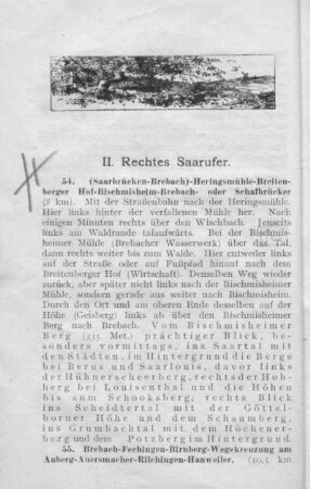 Wanderungen. II. Rechtes Saarufer.