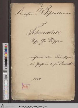 Schwicheldt: Visitationsakten