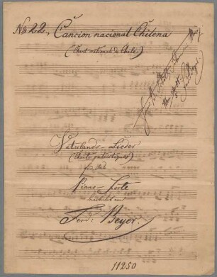 National Anthems, arrangiert. - BSB Mus.Schott.Ha 12042-3