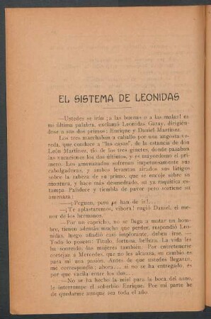 El sistema de Leónidas