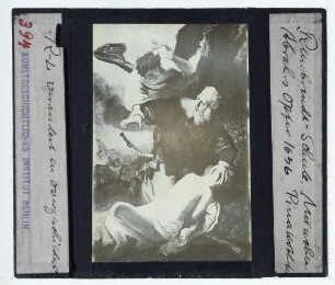 Rembrandt (Werkstatt), Die Opferung Isaaks (München AP 438)