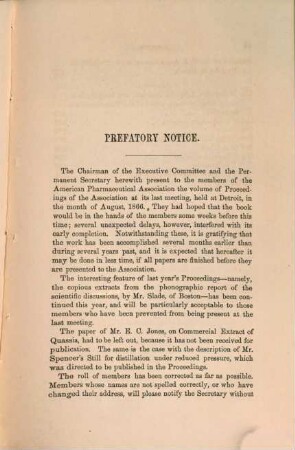 Proceedings of the American Pharmaceutical Association at the annual meeting. 14. 1866, Aug.