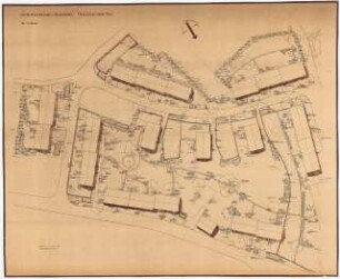 Siedlung Duisdorf, Bonn Grünplanung: Pflanzplan, östlicher Teil 1:200