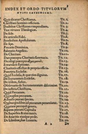 Catechismus : seu capita doctrinae Christianae