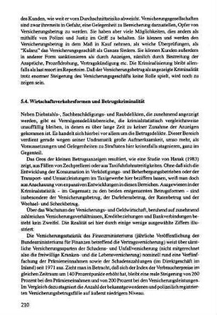210-214, 5.4 Wirtschaftsverkehrsformen und Betrugskriminalität