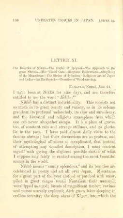 Letter XI. The beauties of Nikkô ...