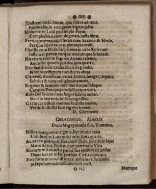 Christophori, Alberti Ducis Megapolensis filii, Tumulus
