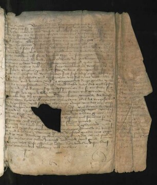 Urkunde 1468 (s. auch vorderer Spiegel)