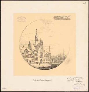 Rathaus: Perspektivische Ansicht