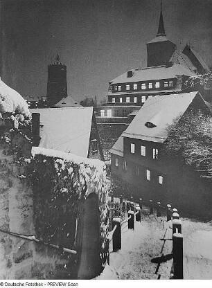 Bautzen. Die Befestigungsanlage mit der Alten Wasserkunst
