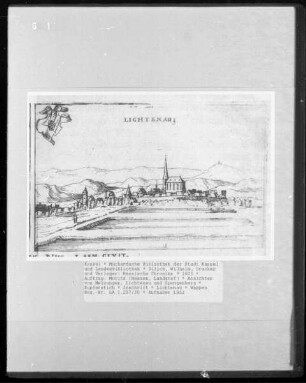 Hessische Chronika — Ansichten von Melsungen, Lichtenau und Spangenberg — Lichtenau